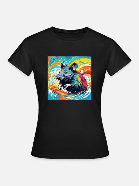RAT color - Women's T-Shirt - black