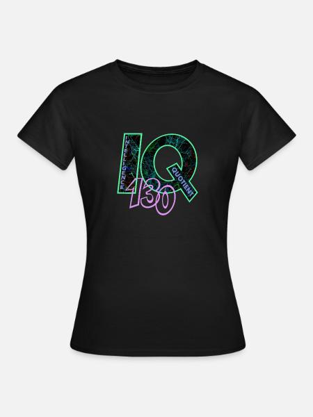 IQ 130 - Women's T-Shirt - black
