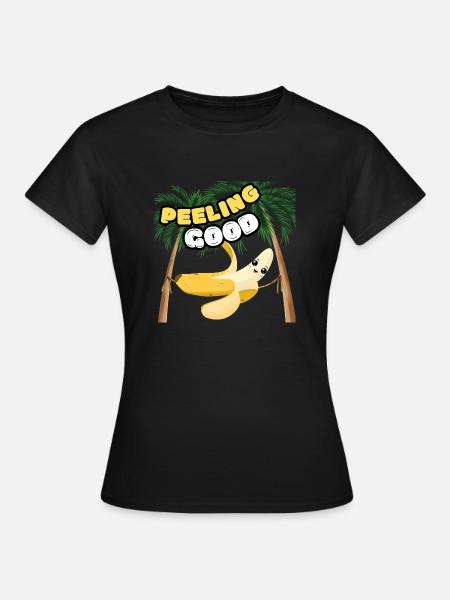 Peeling Good - Frauen T-Shirt - Schwarz