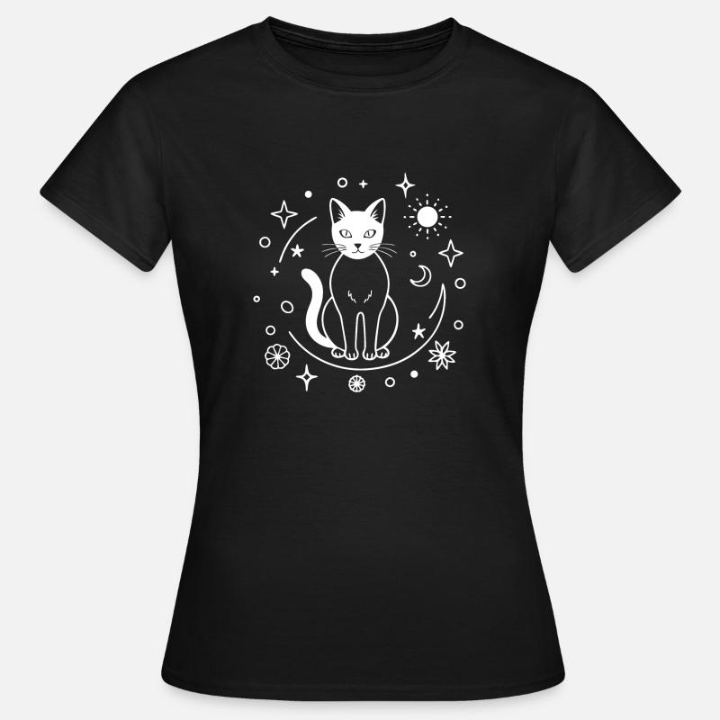 Enchanted Cat - Women's T-Shirt - black