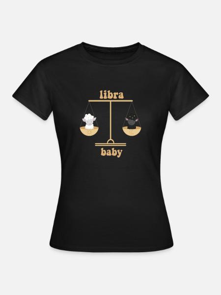 libra baby - Frauen T-Shirt - Schwarz