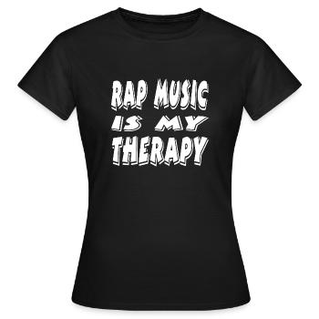 Musique - T-shirt Femme - noir - Devant - AI Model Female 172 dark (172cm)