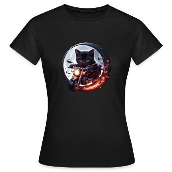 Soft Kitty Gifts - Women's T-Shirt - black - Front - AI Model Female 172 dark (172cm)