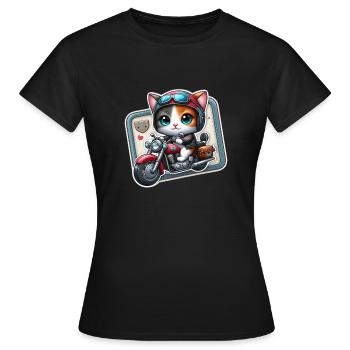 Soft Kitty Gifts - Women's T-Shirt - black - Front - AI Model Female 172 dark (172cm)