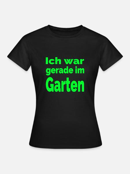Garten - Frauen T-Shirt - Schwarz