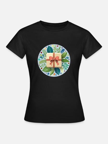 Weihnachtsgeschenk - Frauen T-Shirt - Schwarz