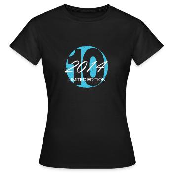 10 Jahre alt Limited Edition - Frauen T-Shirt - Schwarz - Vorne - AI Model Female 172 dark (172cm)