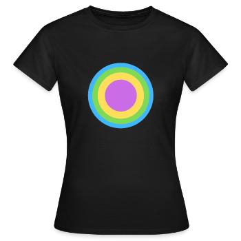 Logo Lies und das - Frauen T-Shirt - Schwarz - Vorne - AI Model Female 172 dark (172cm)