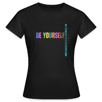 Soyez vous-même - T-shirt Femme - noir - Devant - AI Model Female 172 dark (172cm)