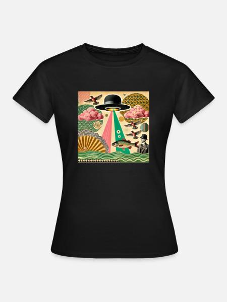 Alien Pop Kultur - Frauen T-Shirt - Schwarz