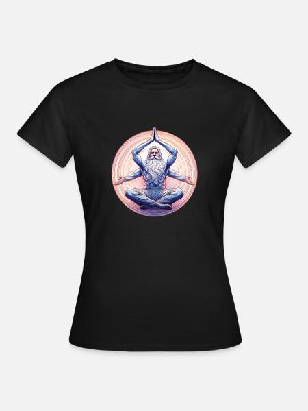 Yoga Meister - Dame-T-shirt - sort