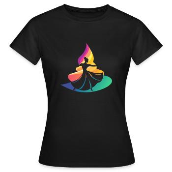Dance Sport Dance Couple Dance Monster - Women's T-Shirt - black - Front - AI Model Female 172 dark (172cm)