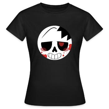 Horror - Frauen T-Shirt - Schwarz - Vorne - AI Model Female 172 dark (172cm)