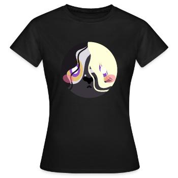 Big Lamp - Frauen T-Shirt - Schwarz - Vorne - AI Model Female 172 dark (172cm)
