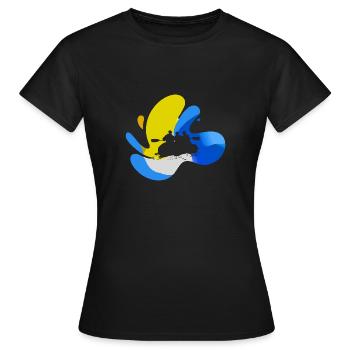 Rafting Ruisseau - T-shirt Femme - noir - Devant - AI Model Female 172 dark (172cm)