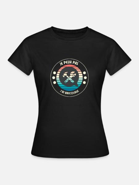 Ich kann nicht DIY - Frauen T-Shirt - Schwarz
