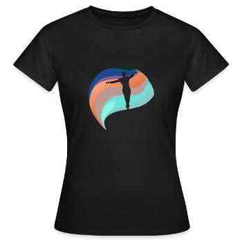 Dance Sport Dance Monster Dance Couple - Women's T-Shirt - black - Front - AI Model Female 172 dark (172cm)