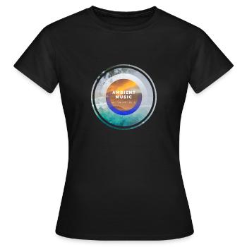 Drucke für Musikliebhaber, Musik, trendy - Frauen T-Shirt - Schwarz - Vorne - AI Model Female 172 dark (172cm)