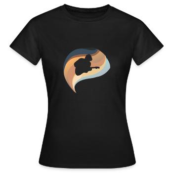 Bassist Guitarist - Women's T-Shirt - black - Front - AI Model Female 172 dark (172cm)