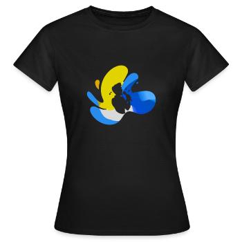 Karaoke Gesang Stimme - Frauen T-Shirt - Schwarz - Vorne - AI Model Female 172 dark (172cm)