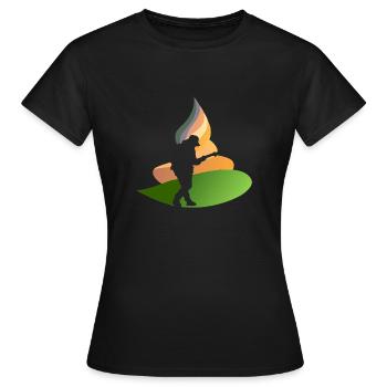 Guitarist - Women's T-Shirt - black - Front - AI Model Female 172 dark (172cm)