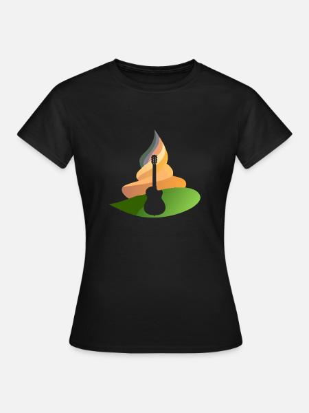 Gitarre Bassist Shouter - Frauen T-Shirt - Schwarz