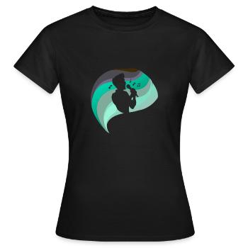 Ténor chantant - T-shirt Femme - noir - Devant - AI Model Female 172 dark (172cm)
