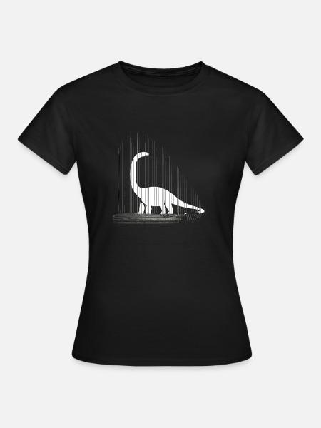 Dinosaurier Dinosaurier Dinosaurier Brachiosaurier - Frauen T-Shirt - Schwarz