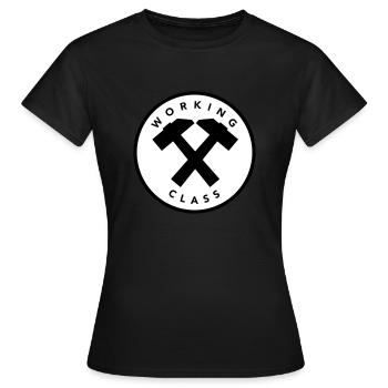 Classe ouvrière - T-shirt Femme - noir - Devant - AI Model Female 172 dark (172cm)