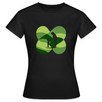 Betreuung Kindermädchen Elternhilfe Copy - Frauen T-Shirt - Schwarz - Vorne - AI Model Female 172 dark (172cm)