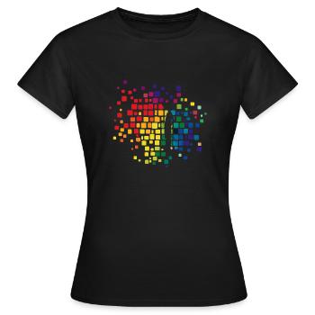 Angeln Angelsport AngelnmitFreunden Copy - Frauen T-Shirt - Schwarz - Vorne - AI Model Female 172 dark (172cm)