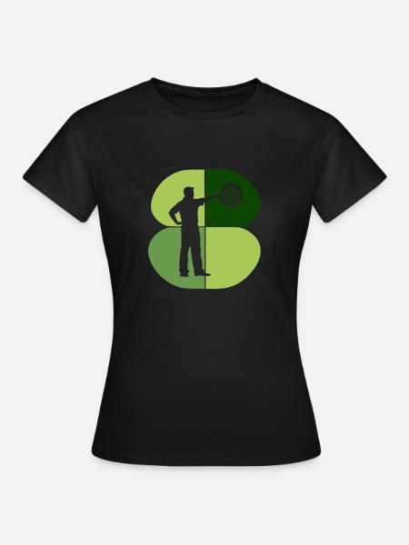 Steeldarts Softdarts Dartsport - Frauen T-Shirt - Schwarz