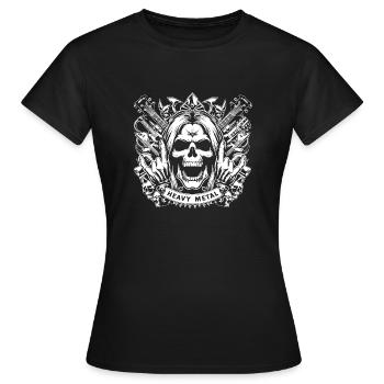 Métal lourd - T-shirt Femme - noir - Devant - AI Model Female 172 dark (172cm)