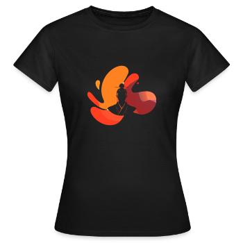 Épée de karaté ninja - T-shirt Femme - noir - Devant - AI Model Female 172 dark (172cm)
