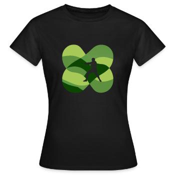 Schwertkampf Fechten Fechtmeister - Frauen T-Shirt - Schwarz - Vorne - AI Model Female 172 dark (172cm)