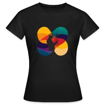 Electrician Electricity Electrical Work - Women's T-Shirt - black - Front - AI Model Female 172 dark (172cm)