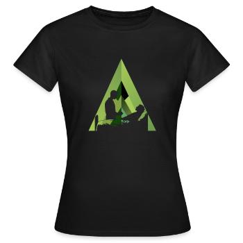 Pratique médicale de guérison du médecin - T-shirt Femme - noir - Devant - AI Model Female 172 dark (172cm)