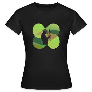 Panne de courant chez l’électricien - T-shirt Femme - noir - Devant - AI Model Female 172 dark (172cm)