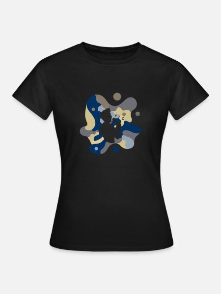 Singen Gesang Tenor - Frauen T-Shirt - Schwarz