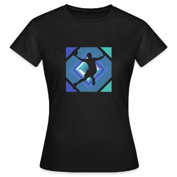 Handball Team Sport Goal - Women's T-Shirt - black - Front - AI Model Female 172 dark (172cm)