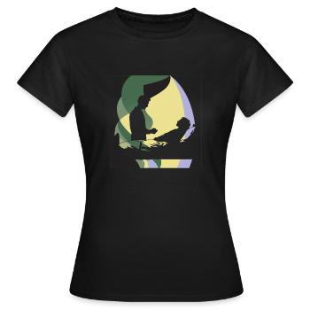 Docteur Médecins Guérison - T-shirt Femme - noir - Devant - AI Model Female 172 dark (172cm)