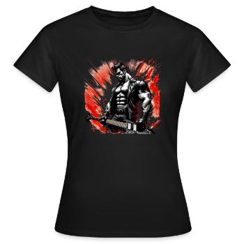 Roche dans mon sang - T-shirt Femme - noir - Devant - AI Model Female 172 dark (172cm)
