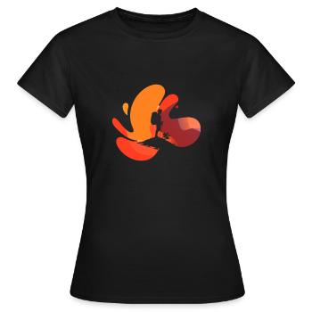 Randonneurs Alpinisme Sommets - T-shirt Femme - noir - Devant - AI Model Female 172 dark (172cm)