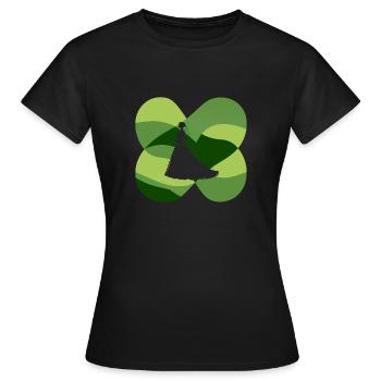 Braut Brautjungfer Trauung - Frauen T-Shirt - Schwarz - Vorne - AI Model Female 172 dark (172cm)