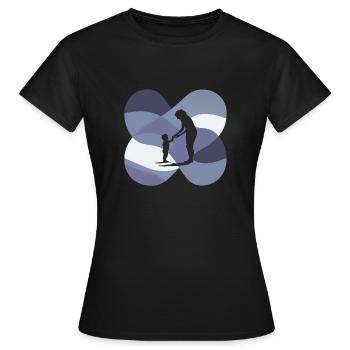 Babysitter Childcare Nanny - Women's T-Shirt - black - Front - AI Model Female 172 dark (172cm)