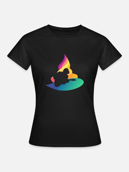 Gitarre Shouter Hardrock - Frauen T-Shirt - Schwarz