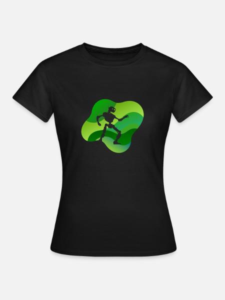 Robotik Tech - Frauen T-Shirt - Schwarz