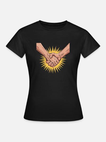 Solidarität - Frauen T-Shirt - Schwarz
