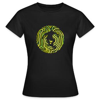 Longboard Boarder Skate - T-shirt Femme - noir - Devant - AI Model Female 172 dark (172cm)