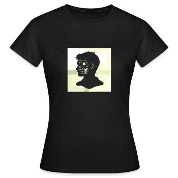 Mathe Geometrie Rechnen - Frauen T-Shirt - Schwarz - Vorne - AI Model Female 172 dark (172cm)
